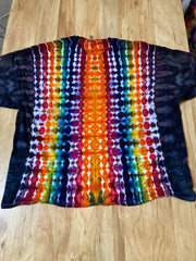 4XL | Fractal Tie Dye Shirt | Psychedelic T Shirt | Galaxy Ice Dye Shirt | Festival Shirt | Mandala Psytrance Shirt | Geode Tie Dye