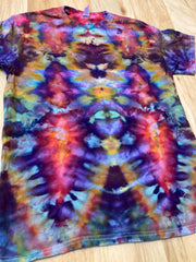Medium Shirt | Fractal Tie Dye Shirt | Psychedelic T Shirt | Galaxy Ice Dye Shirt | Festival Shirt | Mandala Psytrance Shirt | Geode Tie Dye