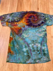Medium Shirt | Special Tie Dye Shirt | Psychedelic T Shirt | Galaxy Ice Dye Shirt | Festival Shirt | Mandala Psytrance Shirt | Geode Tie Dye
