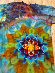 Medium Shirt | Special Tie Dye Shirt | Psychedelic T Shirt | Galaxy Ice Dye Shirt | Festival Shirt | Mandala Psytrance Shirt | Geode Tie Dye