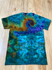 Small Shirt | Special Tie Dye Shirt | Psychedelic T Shirt | Galaxy Ice Dye Shirt | Festival Shirt | Mandala Psytrance Shirt | Geode Tie Dye