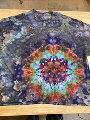 5XL Shirt | Mandala Tie Dye Shirt | Psychedelic T Shirt | Galaxy Ice Dye Shirt | Festival Shirt | Mandala Psytrance Shirt | Geode Tie Dye