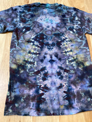 Small Shirt | Lotus Tie Dye Shirt | Psychedelic T Shirt | Galaxy Ice Dye Shirt | Festival Shirt | Mandala Psytrance Shirt | Geode Tie Dye