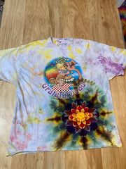 2Xl Grateful Dead Tie Dye T-Shirt psychedelic kaleidoscopic mandala  ice dye