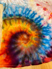 Small Grateful Dead Tie Dye T-Shirt psychedelic kaleidoscopic mandala  ice dye