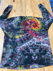 2XL Special Mandala Shirt | Trippy Tie Dye Tee | Lotus Flower Shirt | Oversized Tee | Psychedelic Shirt | Long Sleeve Yoga Tee