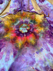 Small Hoodie Psychedelic Hoodie | Tie Dye Hooded Sweatshirt | Galaxy Ice Dye Hoodie | Festival Apparel | Oversized Spiral Hoodie