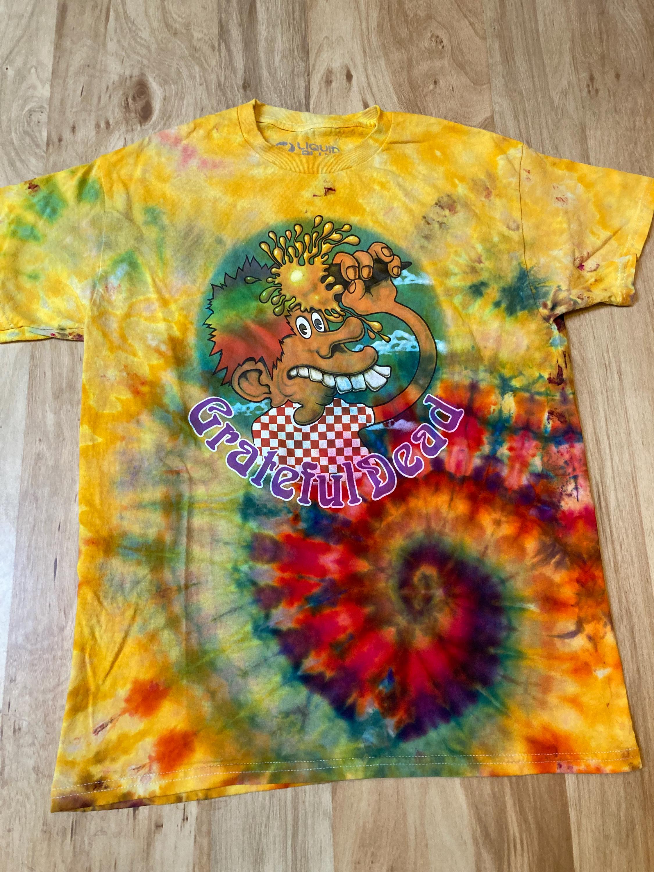 Medium Grateful Dead Tie Dye T-Shirt psychedelic kaleidoscopic mandala  ice dye