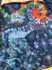 3XL Shirt | Handmade Special Mandala Shirt | Trippy Tie Dye | Lotus Flower Shirt | Oversized Tee | Psychedelic Shirt | Long Sleeve Yoga Tee