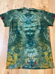 Small Shirt | Lotus Tie Dye Shirt | Psychedelic T Shirt | Galaxy Ice Dye Shirt | Festival Shirt | Mandala Psytrance Shirt | Geode Tie Dye