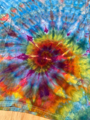 Medium Shirt | Spiral Tie Dye Shirt | Psychedelic T Shirt | Galaxy Ice Dye Shirt | Festival Shirt | Mandala Psytrance Shirt | Geode Tie Dye