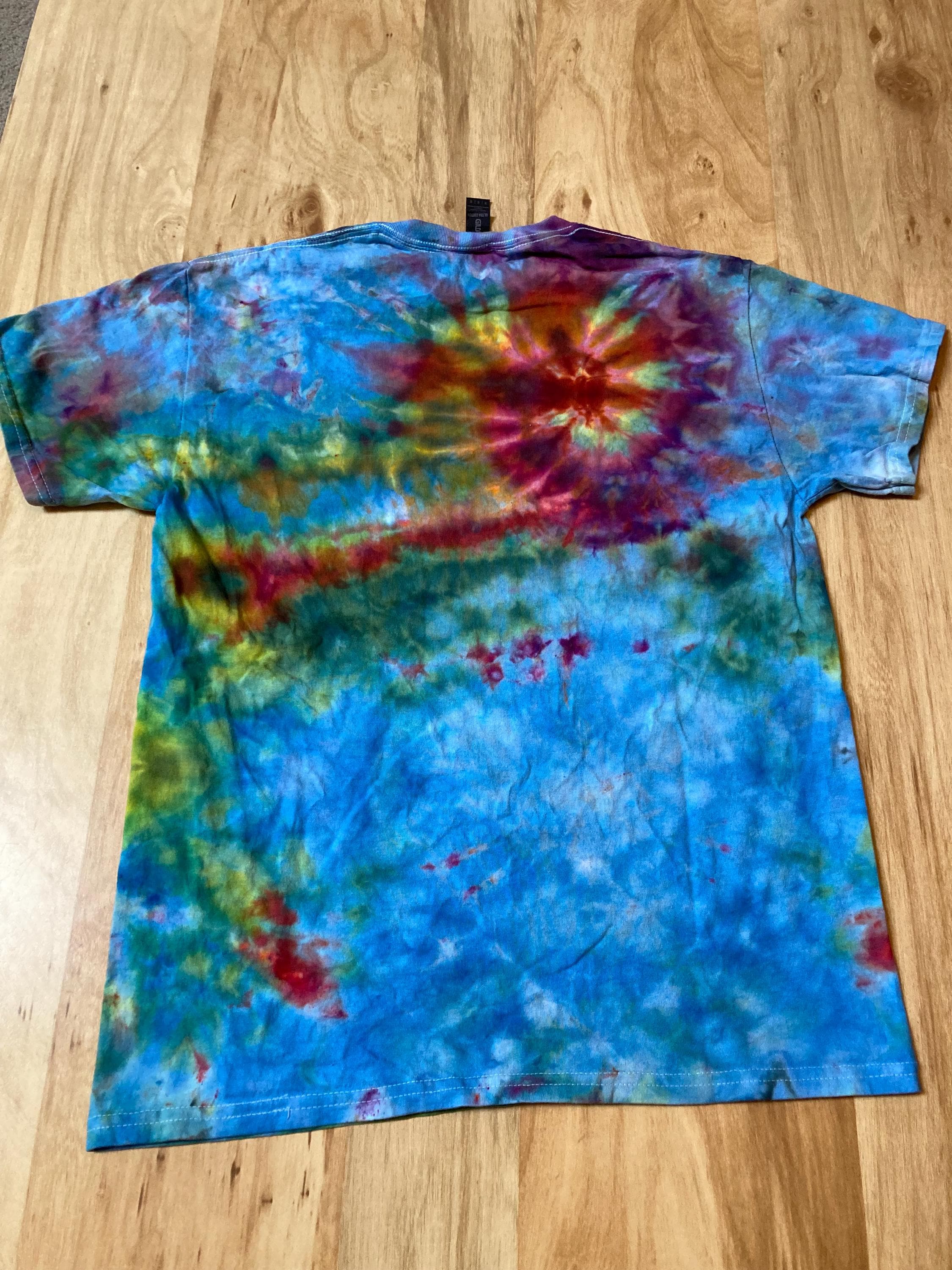 Medium Shirt | Special Tie Dye Shirt | Psychedelic T Shirt | Galaxy Ice Dye Shirt | Festival Shirt | Mandala Psytrance Shirt | Geode Tie Dye