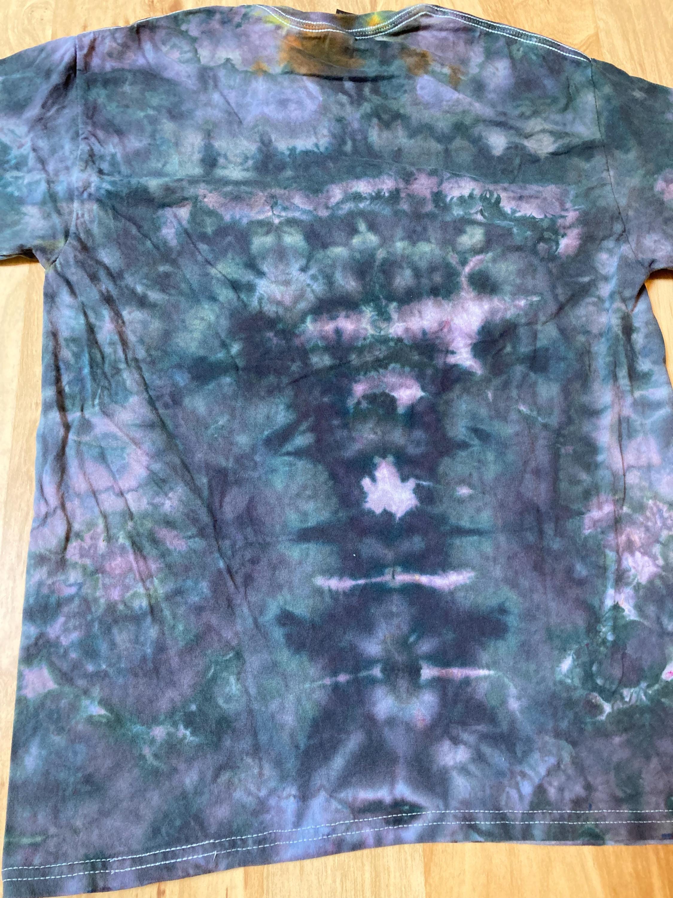 Medium Shirt | Lotus Tie Dye Shirt | Psychedelic T Shirt | Galaxy Ice Dye Shirt | Festival Shirt | Mandala Psytrance Shirt | Geode Tie Dye