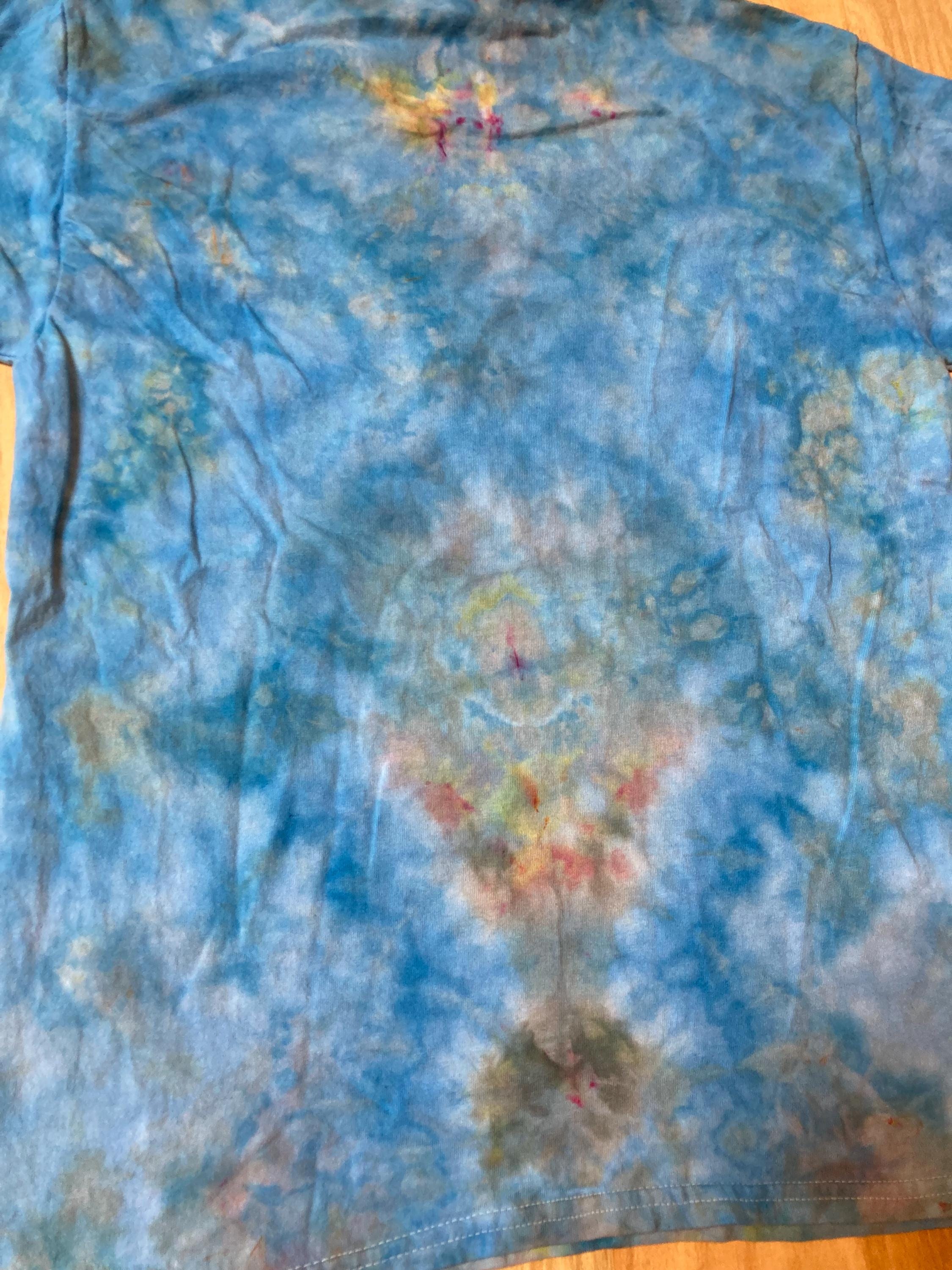 Medium Shirt | Lotus Tie Dye Shirt | Psychedelic T Shirt | Galaxy Ice Dye Shirt | Festival Shirt | Mandala Psytrance Shirt | Geode Tie Dye