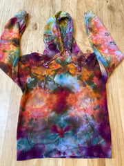 Small Hoodie Psychedelic Hoodie | Tie Dye Hooded Sweatshirt | Galaxy Ice Dye Hoodie | Festival Apparel | Oversized Spiral Hoodie