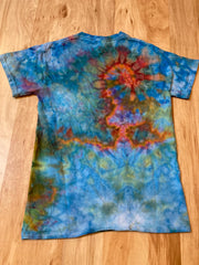 Small Shirt | Special Tie Dye Shirt | Psychedelic T Shirt | Galaxy Ice Dye Shirt | Festival Shirt | Mandala Psytrance Shirt | Geode Tie Dye