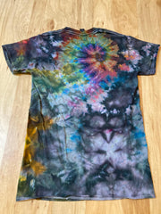Small Shirt | Special Tie Dye Shirt | Psychedelic T Shirt | Galaxy Ice Dye Shirt | Festival Shirt | Mandala Psytrance Shirt | Geode Tie Dye