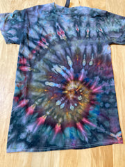 Small Shirt | Spiral Tie Dye Shirt | Psychedelic T Shirt | Galaxy Ice Dye Shirt | Festival Shirt | Mandala Psytrance Shirt | Geode Tie Dye
