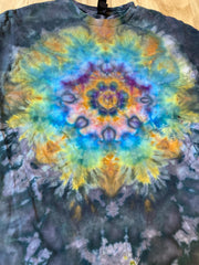 Small Shirt | Lotus Tie Dye Shirt | Psychedelic T Shirt | Galaxy Ice Dye Shirt | Festival Shirt | Mandala Psytrance Shirt | Geode Tie Dye