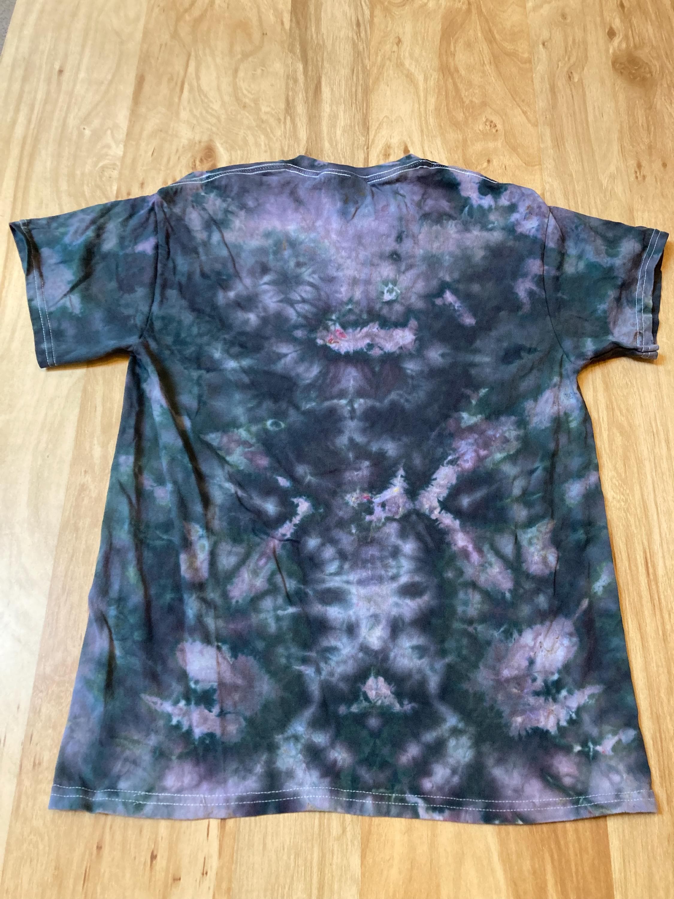 Medium Shirt | Lotus Tie Dye Shirt | Psychedelic T Shirt | Galaxy Ice Dye Shirt | Festival Shirt | Mandala Psytrance Shirt | Geode Tie Dye