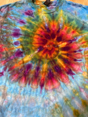Medium Shirt | Spiral Tie Dye Shirt | Psychedelic T Shirt | Galaxy Ice Dye Shirt | Festival Shirt | Mandala Psytrance Shirt | Geode Tie Dye