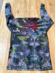 Medium Shirt | Handmade Special Mandala Shirt | Trippy Tie Dye | Lotus Flower Shirt | Oversized Tee | Psychedelic Shirt | Long Sleeve Tee