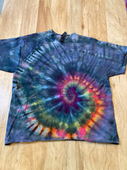Xl Shirt | Spiral Tie Dye Shirt | Psychedelic T Shirt | Galaxy Ice Dye Shirt | Festival Shirt | Mandala Psytrance Shirt | Geode Tie Dye