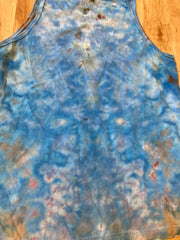 Medium Tank Top | Lotus Mandala Tank Top | Galaxy Ice Dye Shirt | Psychedelic Shirt | Yoga Tank Top | Festival Apparel | Trippy Hippie Shirt