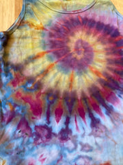 Small Tank Top | Lotus Mandala Tank Top | Galaxy Ice Dye Shirt | Psychedelic Shirt | Yoga Tank Top | Festival Apparel | Trippy Hippie Shirt