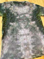 Small Shirt | Lotus Tie Dye Shirt | Psychedelic T Shirt | Galaxy Ice Dye Shirt | Festival Shirt | Mandala Psytrance Shirt | Geode Tie Dye