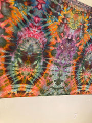 Psychedelic Wall Hanging | Trippy Tie Dye Tapestry | Ice Dye Tapestry | Fractal Tapestry | Above Bed Decor | Psytrance Art