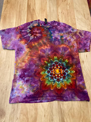Xl Shirt | Special Tie Dye Shirt | Psychedelic T Shirt | Galaxy Ice Dye Shirt | Festival Shirt | Mandala Psytrance Shirt | Geode Tie Dye