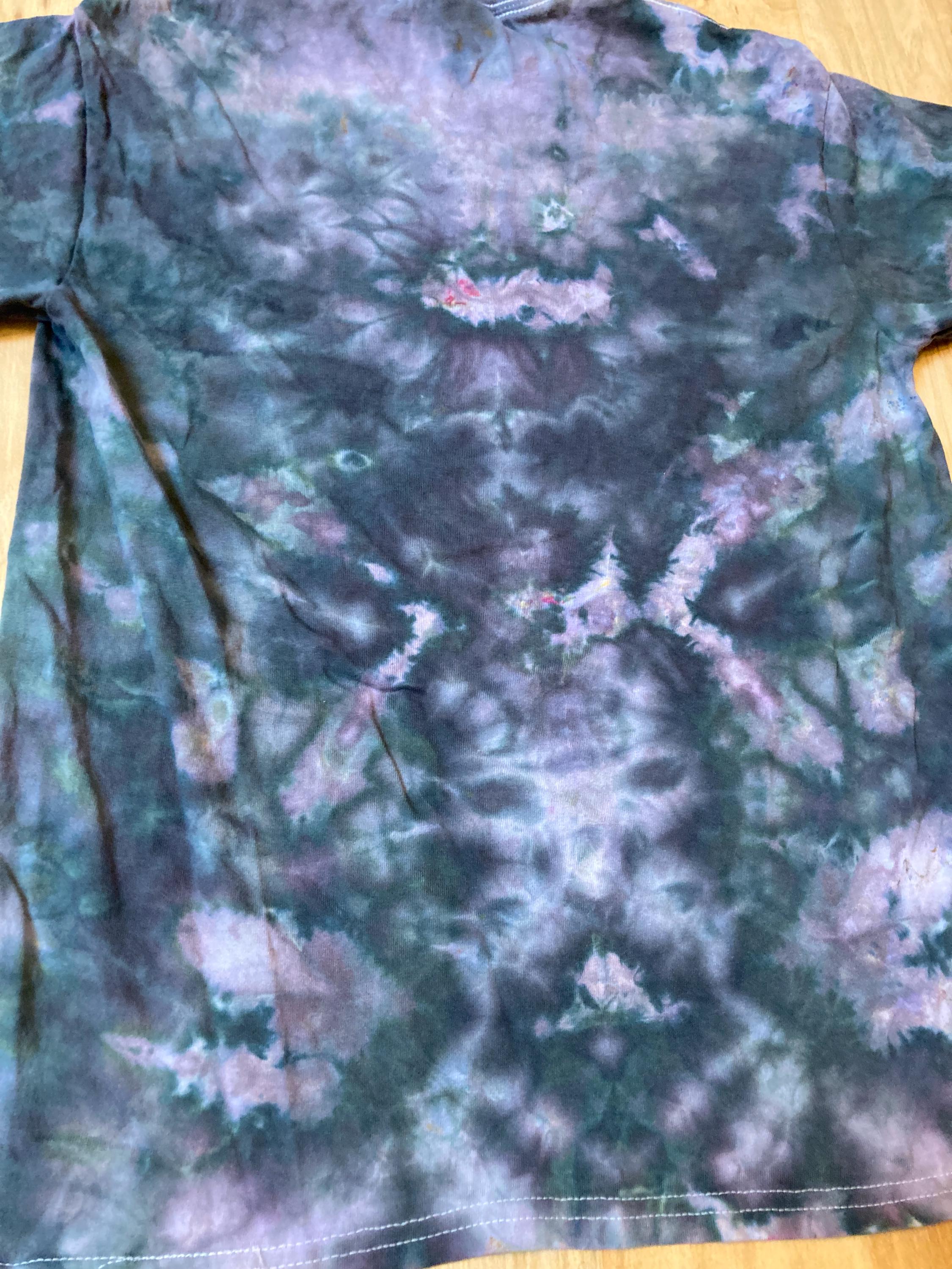 Medium Shirt | Lotus Tie Dye Shirt | Psychedelic T Shirt | Galaxy Ice Dye Shirt | Festival Shirt | Mandala Psytrance Shirt | Geode Tie Dye