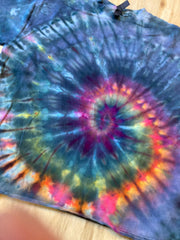 Xl Shirt | Spiral Tie Dye Shirt | Psychedelic T Shirt | Galaxy Ice Dye Shirt | Festival Shirt | Mandala Psytrance Shirt | Geode Tie Dye