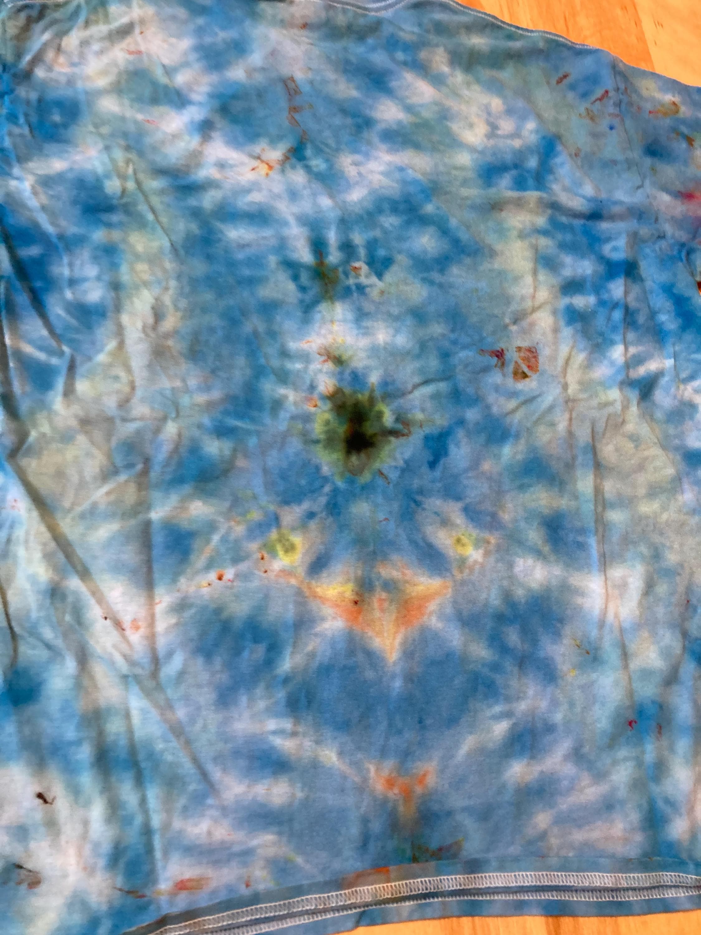 Xl Shirt | Mandala Tie Dye Shirt | Psychedelic T Shirt | Galaxy Ice Dye Shirt | Festival Shirt | Mandala Psytrance Shirt | Geode Tie Dye