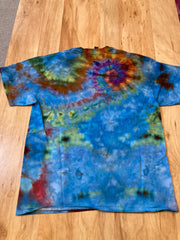 Xl Shirt | Special Tie Dye Shirt | Psychedelic T Shirt | Galaxy Ice Dye Shirt | Festival Shirt | Mandala Psytrance Shirt | Geode Tie Dye