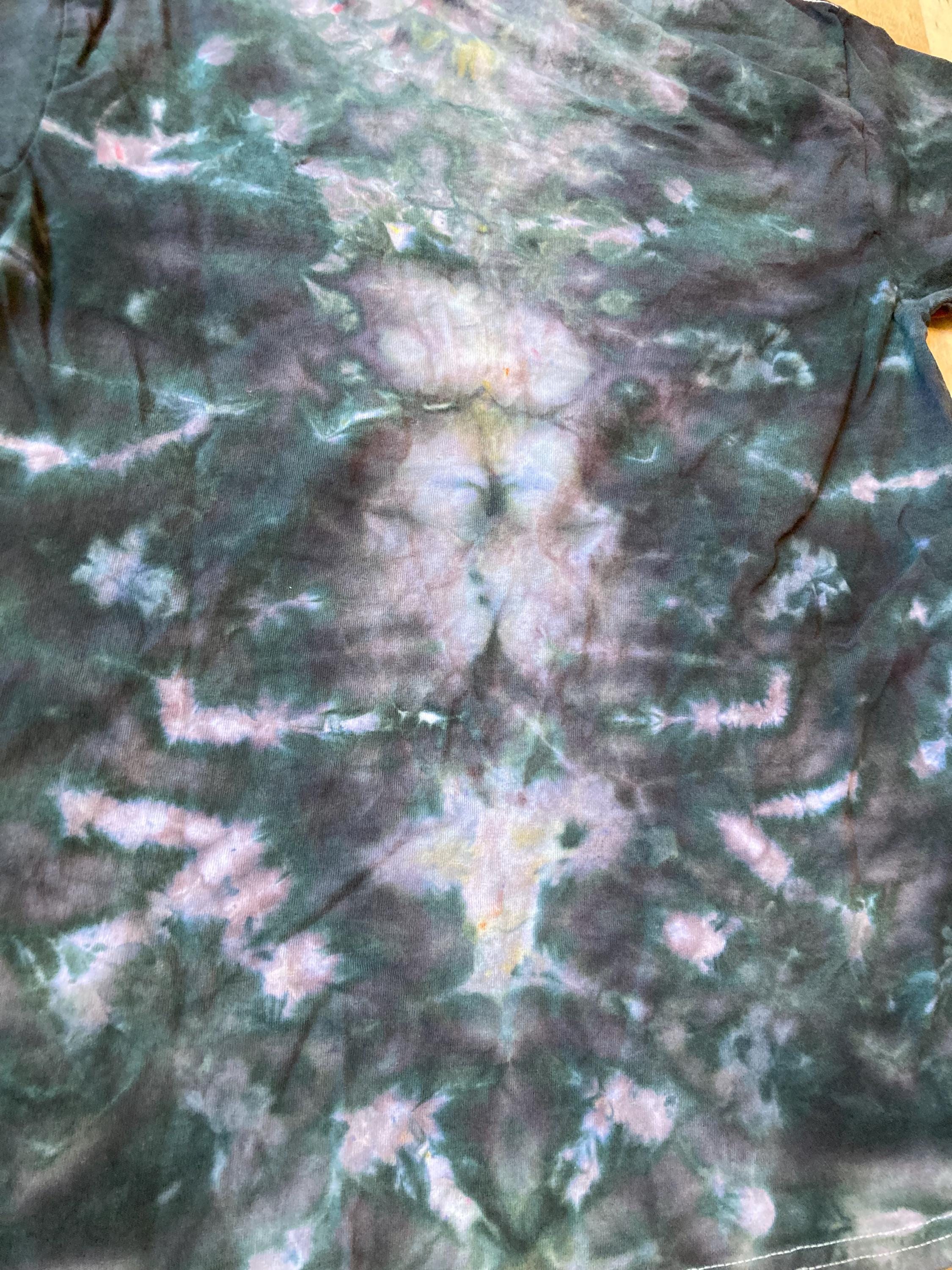 Medium Shirt | Lotus Tie Dye Shirt | Psychedelic T Shirt | Galaxy Ice Dye Shirt | Festival Shirt | Mandala Psytrance Shirt | Geode Tie Dye