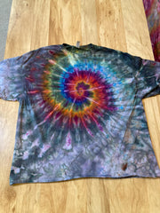3XL Shirt | Spiral Tie Dye Shirt | Psychedelic T Shirt | Galaxy Ice Dye Shirt | Festival Shirt | Mandala Psytrance Shirt | Geode Tie Dye