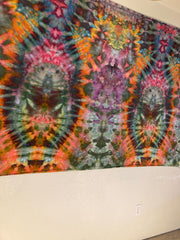 Psychedelic Wall Hanging | Trippy Tie Dye Tapestry | Ice Dye Tapestry | Fractal Tapestry | Above Bed Decor | Psytrance Art