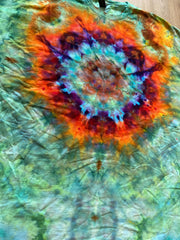 2Xl | Lotus Tie Dye Shirt | Psychedelic T Shirt | Galaxy Ice Dye Shirt | Festival Shirt | Mandala Psytrance Shirt | Geode Tie Dye