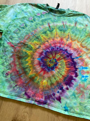 3XL Shirt | Spiral Tie Dye Shirt | Psychedelic T Shirt | Galaxy Ice Dye Shirt | Festival Shirt | Mandala Psytrance Shirt | Geode Tie Dye