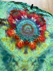 Xl Shirt | Mandala Tie Dye Shirt | Psychedelic T Shirt | Galaxy Ice Dye Shirt | Festival Shirt | Mandala Psytrance Shirt | Geode Tie Dye