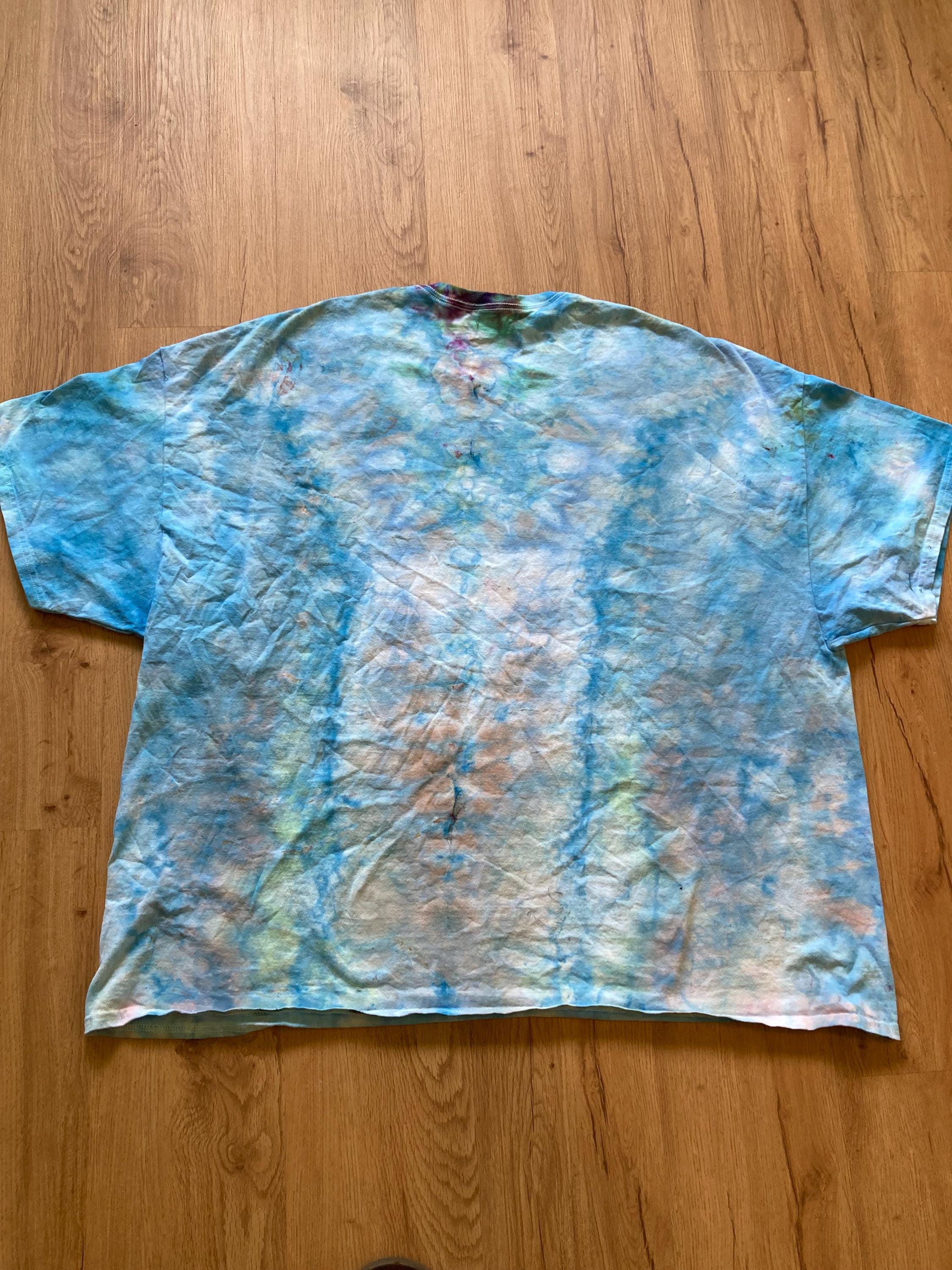 5XL Shirt | Mandala Tie Dye Shirt | Psychedelic T Shirt | Galaxy Ice Dye Shirt | Festival Shirt | Mandala Psytrance Shirt | Geode Tie Dye