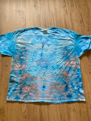4XL | Lotus Tie Dye Shirt | Psychedelic T Shirt | Galaxy Ice Dye Shirt | Festival Shirt | Mandala Psytrance Shirt | Geode Tie Dye