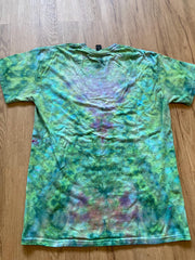 Medium Shirt | Lotus Tie Dye Shirt | Psychedelic T Shirt | Galaxy Ice Dye Shirt | Festival Shirt | Mandala Psytrance Shirt | Geode Tie Dye
