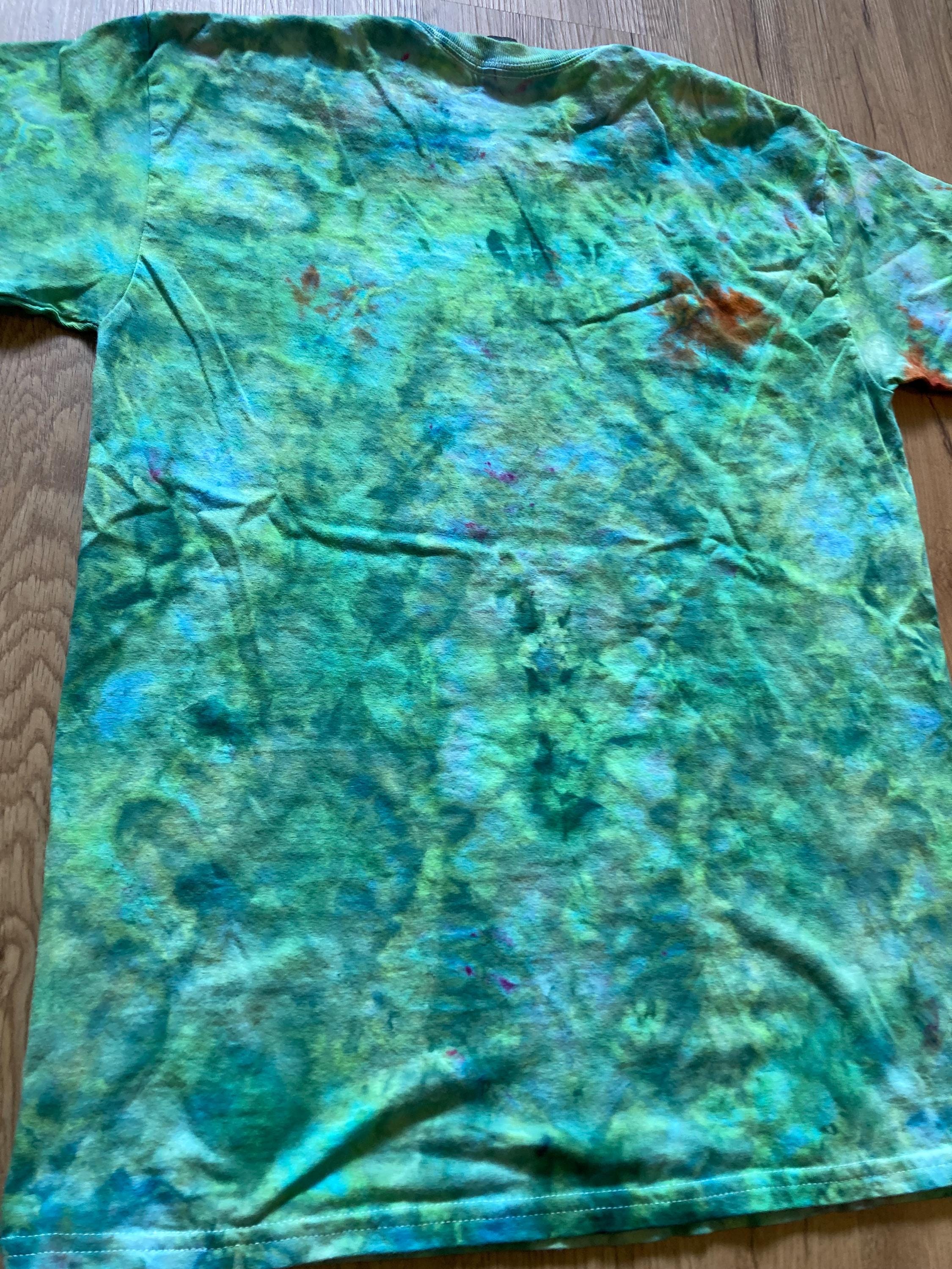 Medium Shirt | Lotus Tie Dye Shirt | Psychedelic T Shirt | Galaxy Ice Dye Shirt | Festival Shirt | Mandala Psytrance Shirt | Geode Tie Dye