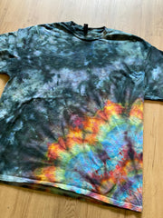 2Xl | Lotus Tie Dye Shirt | Psychedelic T Shirt | Galaxy Ice Dye Shirt | Festival Shirt | Mandala Psytrance Shirt | Geode Tie Dye