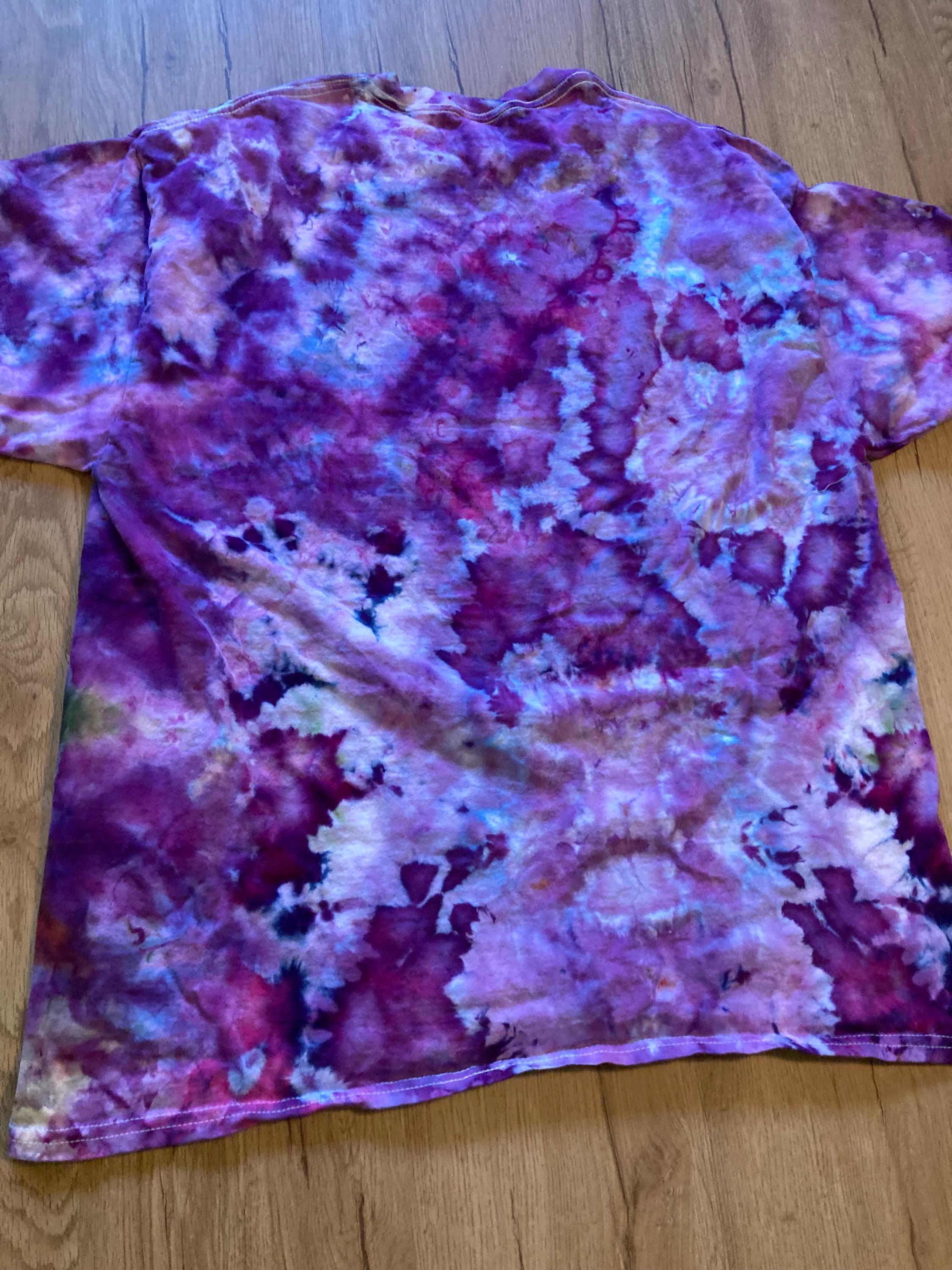 Xl Shirt | Mandala Tie Dye Shirt | Psychedelic T Shirt | Galaxy Ice Dye Shirt | Festival Shirt | Mandala Psytrance Shirt | Geode Tie Dye