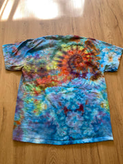 Xl Shirt | Special Tie Dye Shirt | Psychedelic T Shirt | Galaxy Ice Dye Shirt | Festival Shirt | Mandala Psytrance Shirt | Geode Tie Dye
