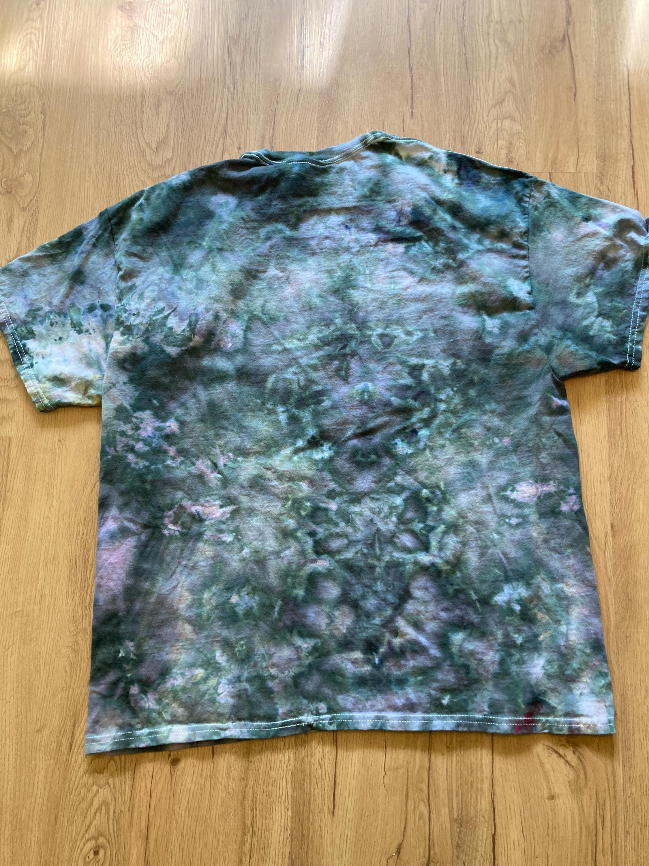 Xl Shirt | Mandala Tie Dye Shirt | Psychedelic T Shirt | Galaxy Ice Dye Shirt | Festival Shirt | Mandala Psytrance Shirt | Geode Tie Dye